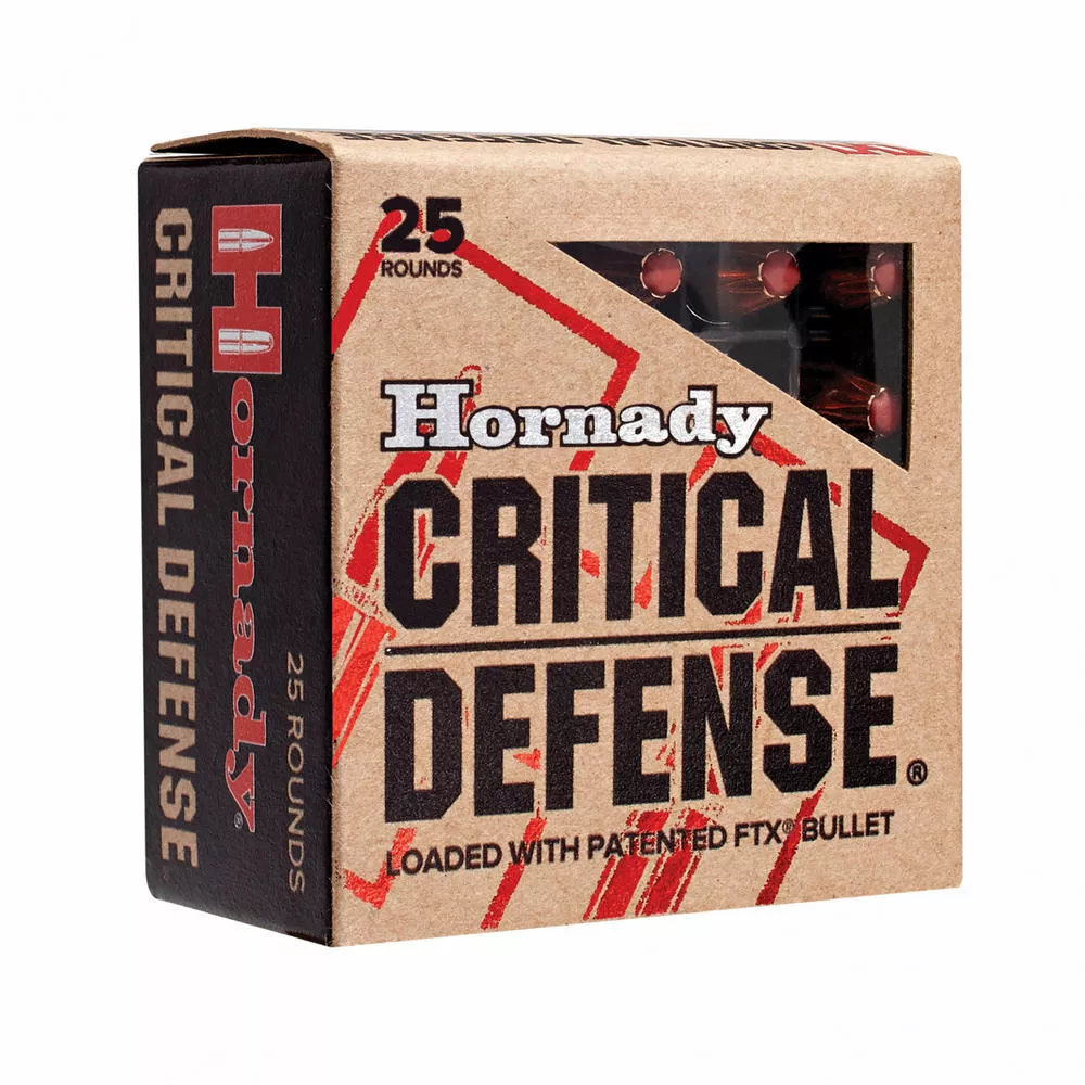 Hornady 38spl+p 110 Grain Crt Dfnse 25 /250