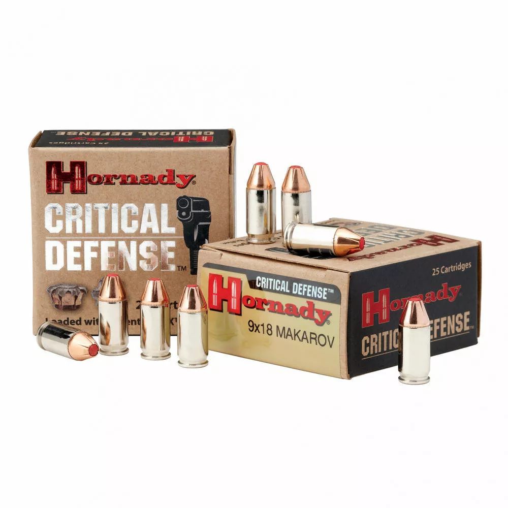 Hornady 9x18mak 95 Grain FlexTip Critical Defense 25 /250