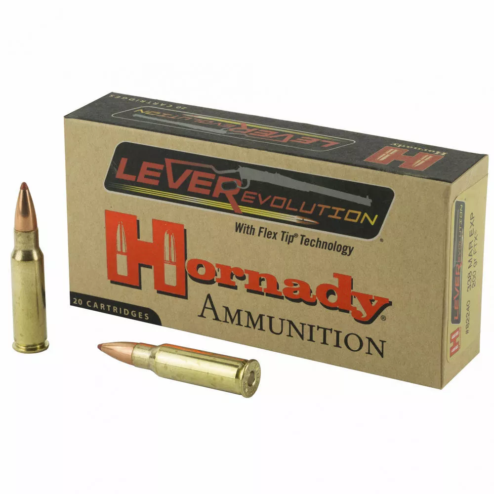 Hornady LeverEvolution 338Marlin Express 200Gr FlexTip 20 /200