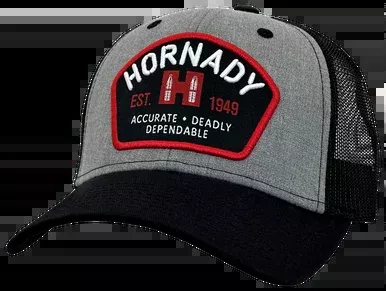 Hornady Mens ADD Patch Hat Black/Gray