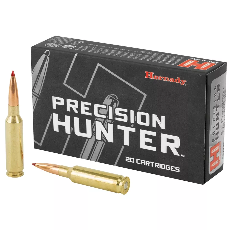 Hornady Precision Hunter 6.5 Creedmoor 143 Grain ELD-X, 20 Rounds/200 Rounds