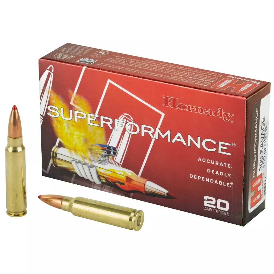 Hornady Superformance 300 Savage 150 Grain SST Ammunition - 20 Rounds/200 Rounds