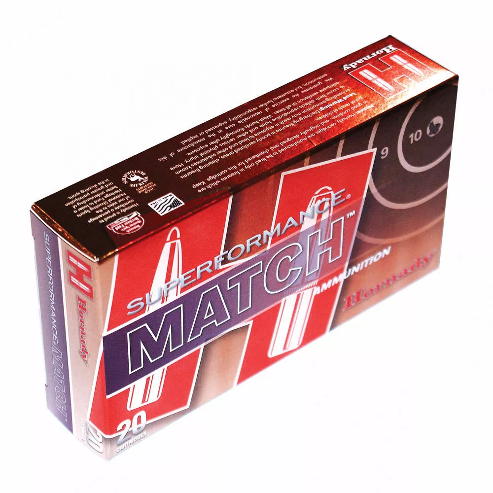 Hornady Superformance Match 556NATO 75Gr Boat Tail Hollow Point Match 20 /200