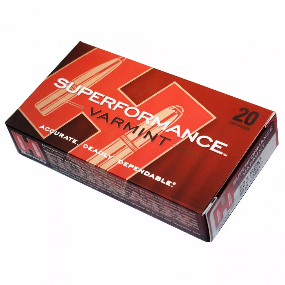 Hornady Superformance Varmint 223Rem 53Gr V-Max 20 /200