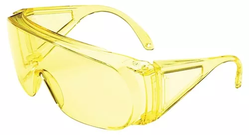 Howard Leight R01702 HL100 OTG Adult Amber Lens Polycarbonate Amber Frame