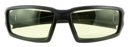 Howard Leight R02221 Uvex Hypershock Adult Amber Lens Black Frame