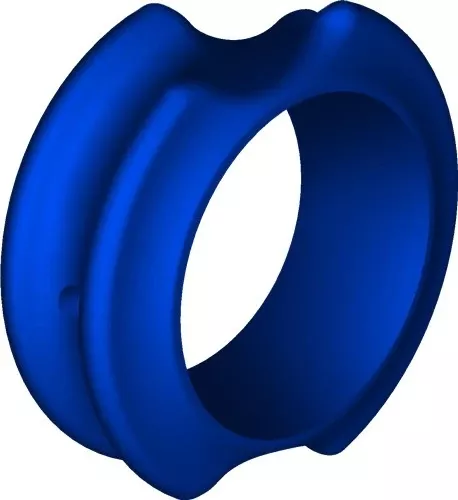 HUNTER 1/4" Blue G5 Meta Pro Large Peep Sight