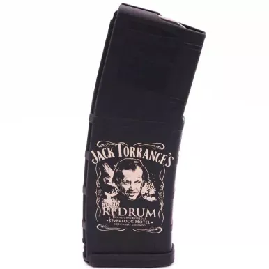 Jack Torrance’s REDRUM | Engraved Magazine| PMAG 30 AR/M4 Gen M2 | 30RD| 223/556NATO| Black | MAG571-BLK