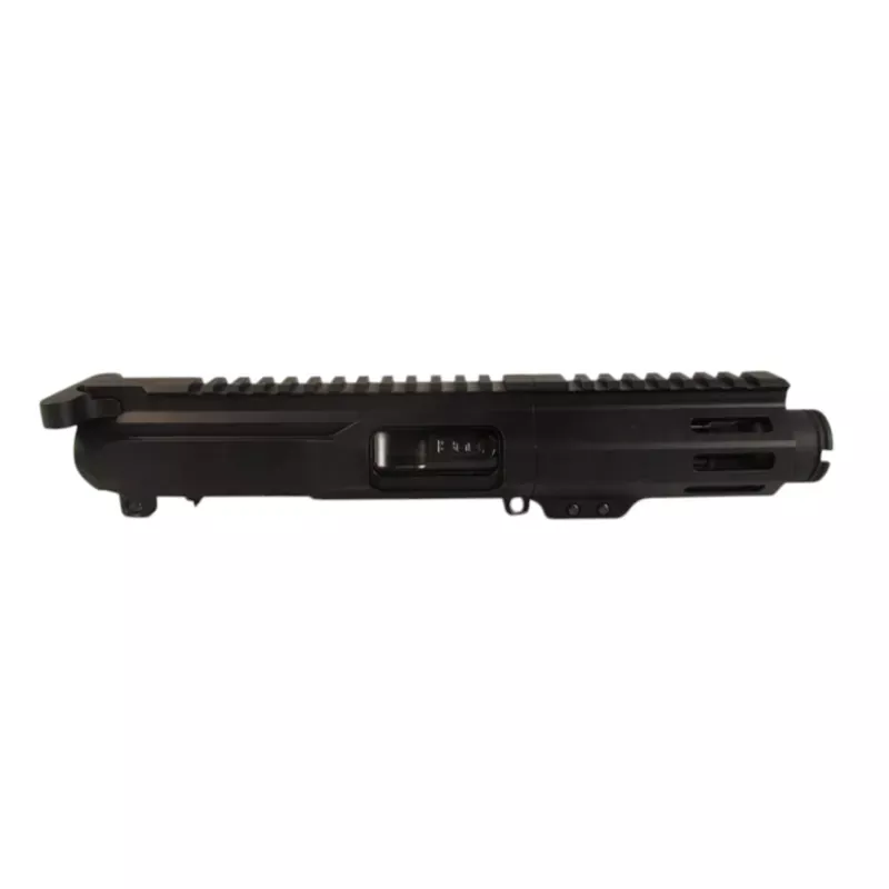 JSE 4″ Billet 5A 9MM 1×10 w/ 4″ M-LOK & Guntec Stubby Flash Can