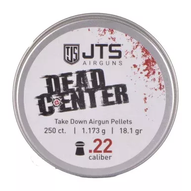 JTS Group .22 Caliber 18.13 Grain Domed Air Gun Pellets 250 Count Tin