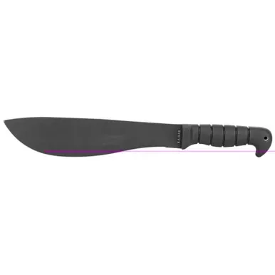 KA-BAR Knives Cutlass Machete | Fixed Blade Knife | 11″ Blade Length | 16.5″ Overall Length | SK5 Blade Steel | Black Powder Coat | Plain Edge | Includes Codura Sheath | 1248