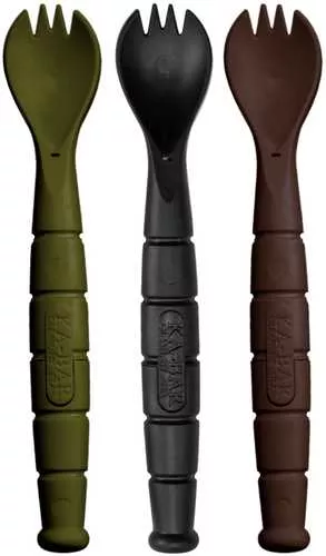KA-BAR Mil-Spec SPORK/Knife 3 Pack OD Green/Black/Brown