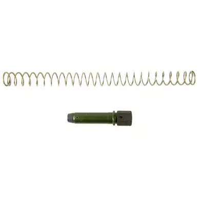 KAK Industry K-SPEC Enhanced | Buffer and Spring Kit | 7.3oz Black Tip Buffer | Anodized Finish | Olive Drab Green | Includes Flatwire Buffer Spring | A5 Style Length | 522-0704-112