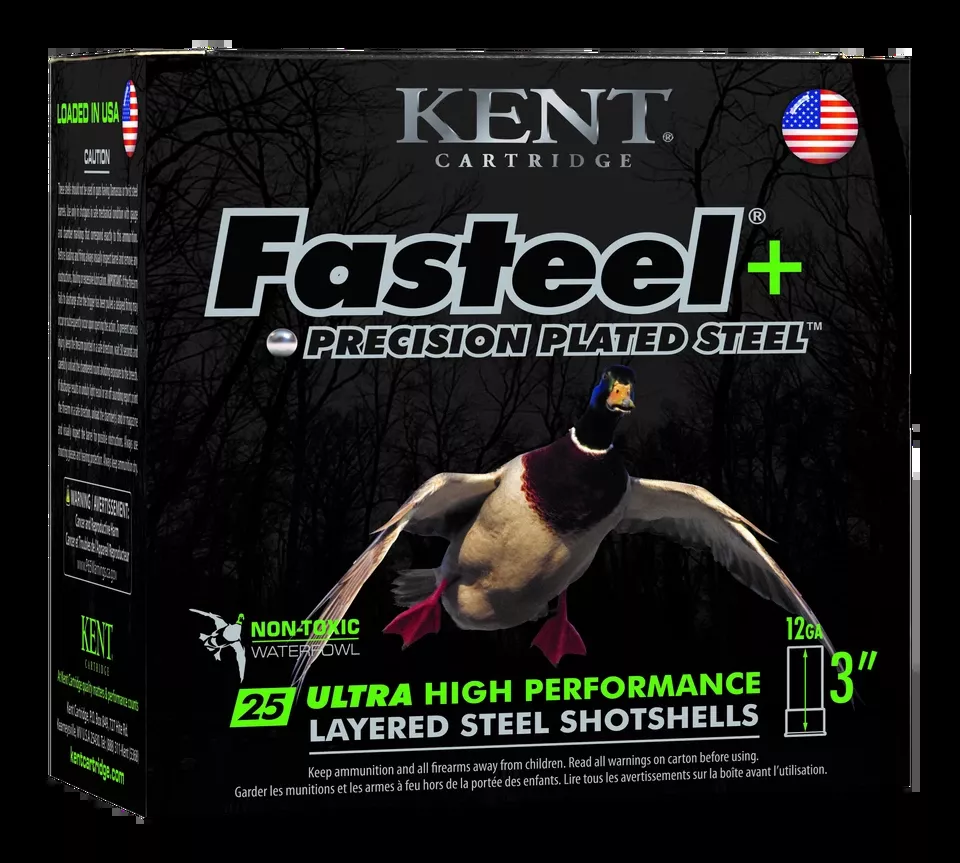 Kent Cartridge Fasteel+ 12 Gauge 3" 1 1/4 oz 4/6 Shot - 25 Box/10 Case