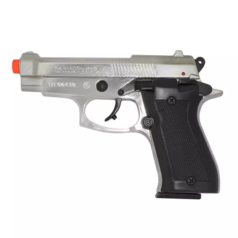 Kimar Model 85 Blank-Firing Pistol – 9mm PAK – Chrome