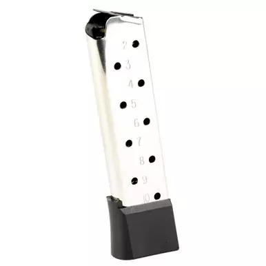 Kimber America Magazine | 45 ACP | 10 Rounds | Fits 1911 | Stainless Steel | Silver | 1100167A