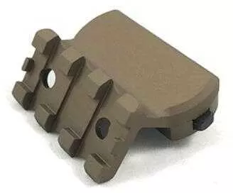Kinetic Development Group Kinect M-LOK Universal Offset 4-Slot Picatinny Rail Aluminum Brown