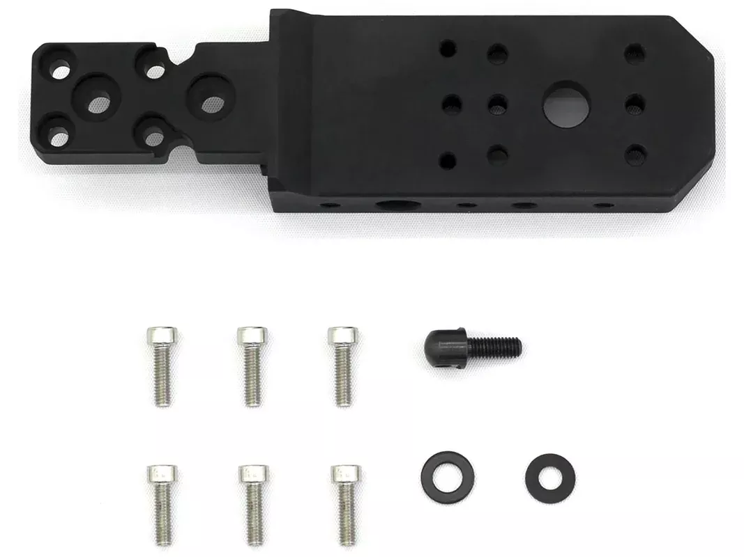 Kinetic Research Group Spigot Mount Compatible with Bravo, X-Ray, Whiskey-3 Chassis Gen 3, 4, 5, 6 Aluminum Black