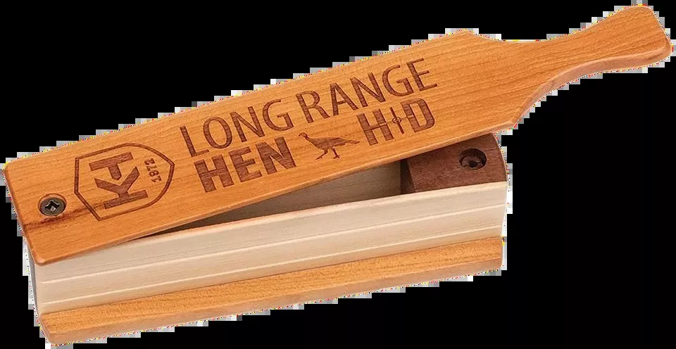 Knight & Hale HD Long Range Hen Box Call - Cherry/Walnut Turkey Sounds