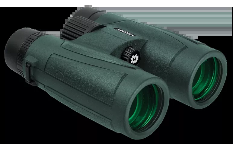 Konus BI8 Regent-HD 8x42 Binoculars with BaK-4 Roof Prism and Black Rubber Armor