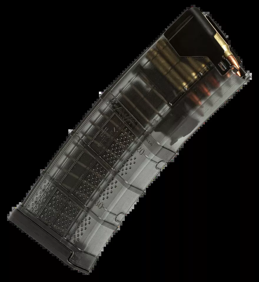 Lancer L5AWM Smoke 10-Round 5.56 NATO Magazine for AR-Platform
