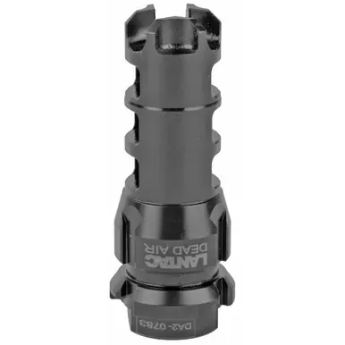 LanTac USA LLC Dragon | Muzzle Brake | 308WIN/762NATO | Black Color | With Dead Air Sandman KEYMO Suppressor Mount | Includes Timing Shim | DGN762B-DA