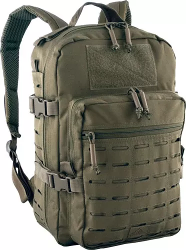 Laser-Cut MOLLE Webbing OD Green Rock Transporter Day Pack
