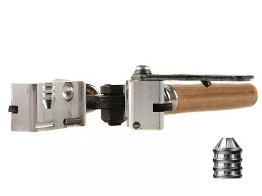 Lee 2 Cavity Combo Bullet Mold 45 Caliber 200 Grain R.E.A.L. and (440 Diameter) Round Ball