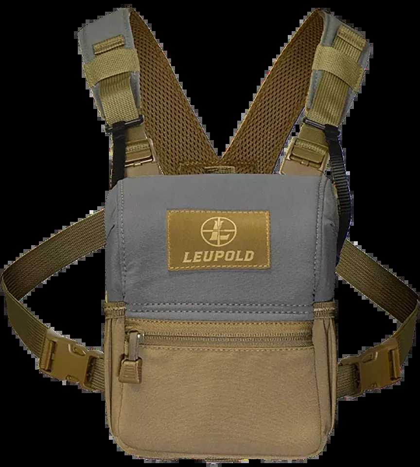 Leupold 185627 Non-Magnetic Binocular Harness in Tan/Gray