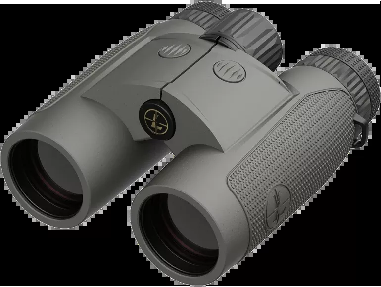 Leupold BX-4 Range HD 10x42mm Binoculars with Red OLED Display - 2600 Yards Max Distance, Shadow Gray