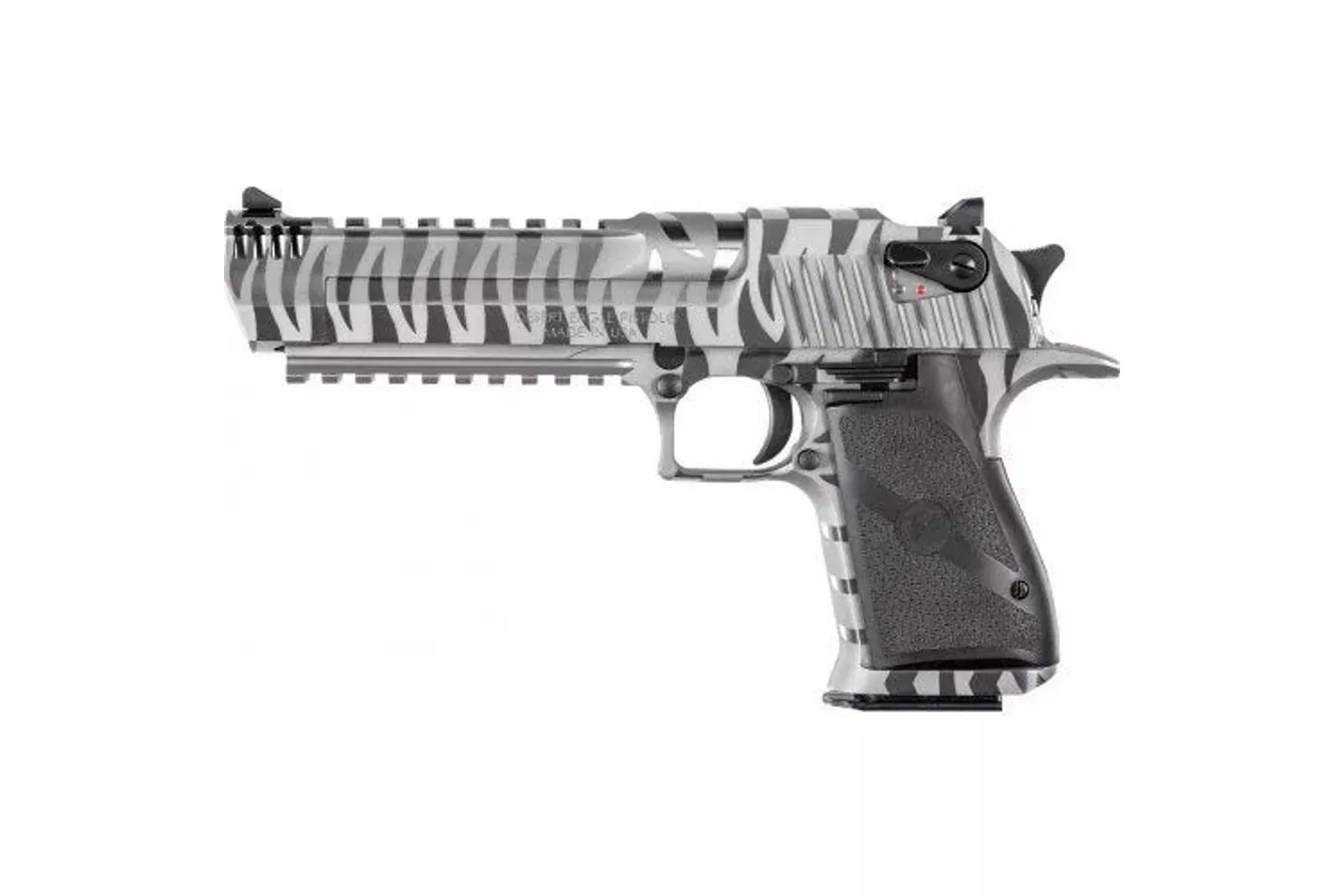 Magnum Research Desert Eagle Semi-Automatic Pistol 44 6" Barrel 8 Round Stainless Steel with Tiger Stripes