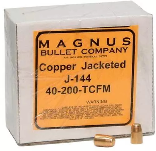 Magnus 10mm/40 Caliber .400 Diameter 200 Grain Truncated Cone 250 Count