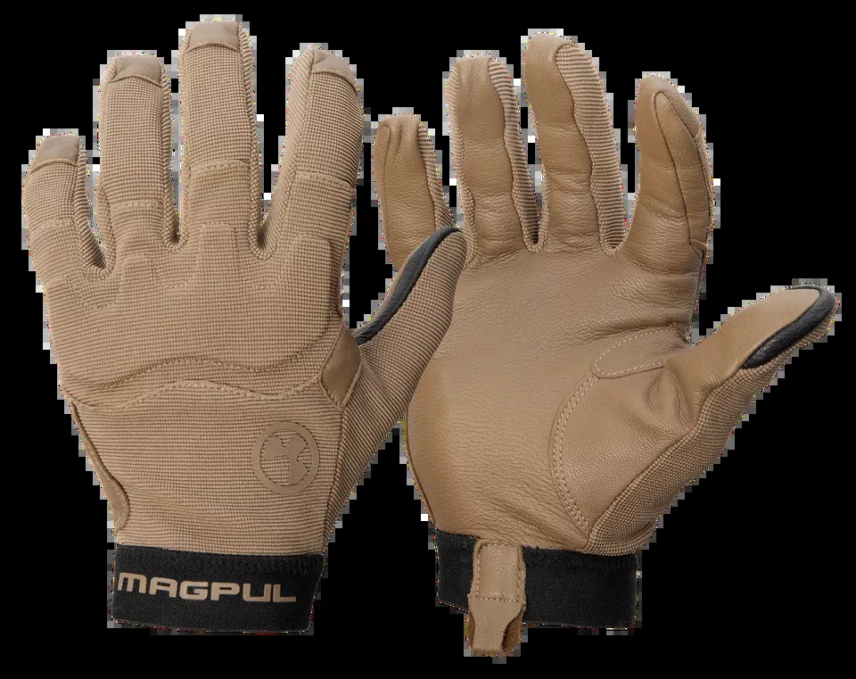 Magpul Patrol 2.0 Coyote Gloves - Medium Nylon/Leather
