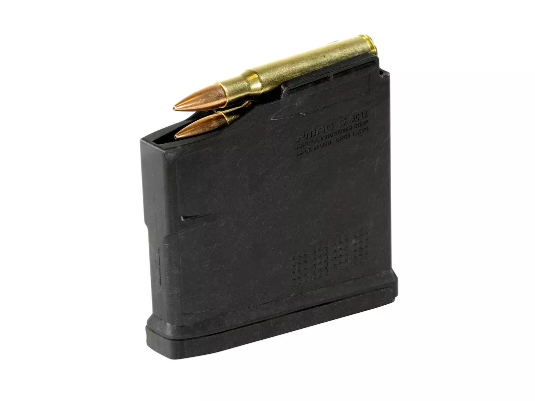 Magpul PMAG 5 AC L Magazine for AICS Long Action Standard 5-Round Polymer Black