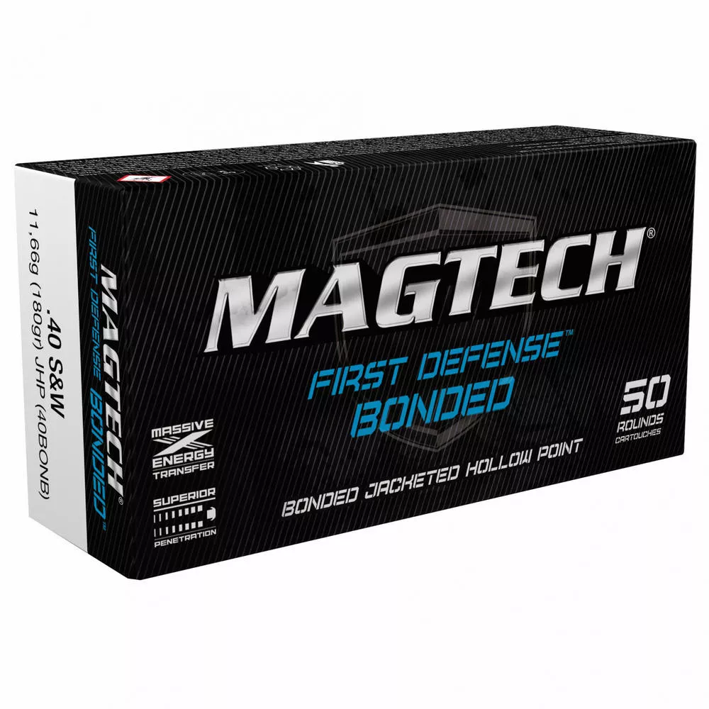 Magtech 40S&W 180 Grain Bond Jacketed Hollow Point 50 /1000