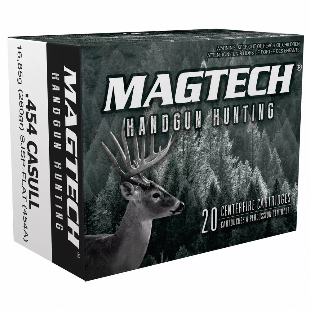 Magtech 454casull 260gr Semi Jacketed Soft Point 20 /1000