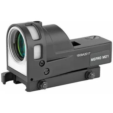 Meprolight M21 1x Red Dot Sight 30mm Black Open X Reticle