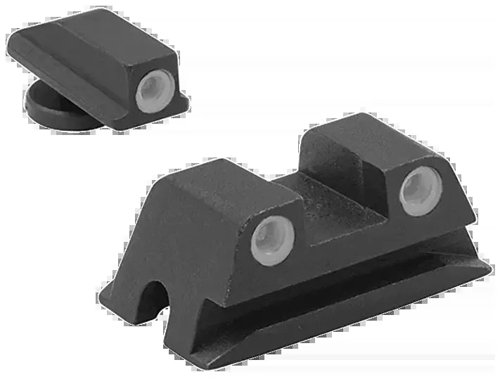 Meprolight Tru-Dot Tritium Sights for Walther PPS/PPX/Creed - Green Front & Rear