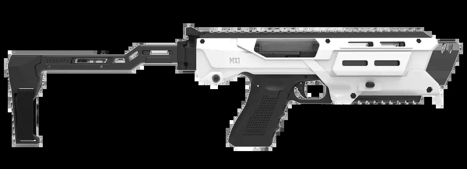 Meta Tactical MX1-PS-WT Conversion Kit for Glock 3/4/5 - White Aluminum Stock