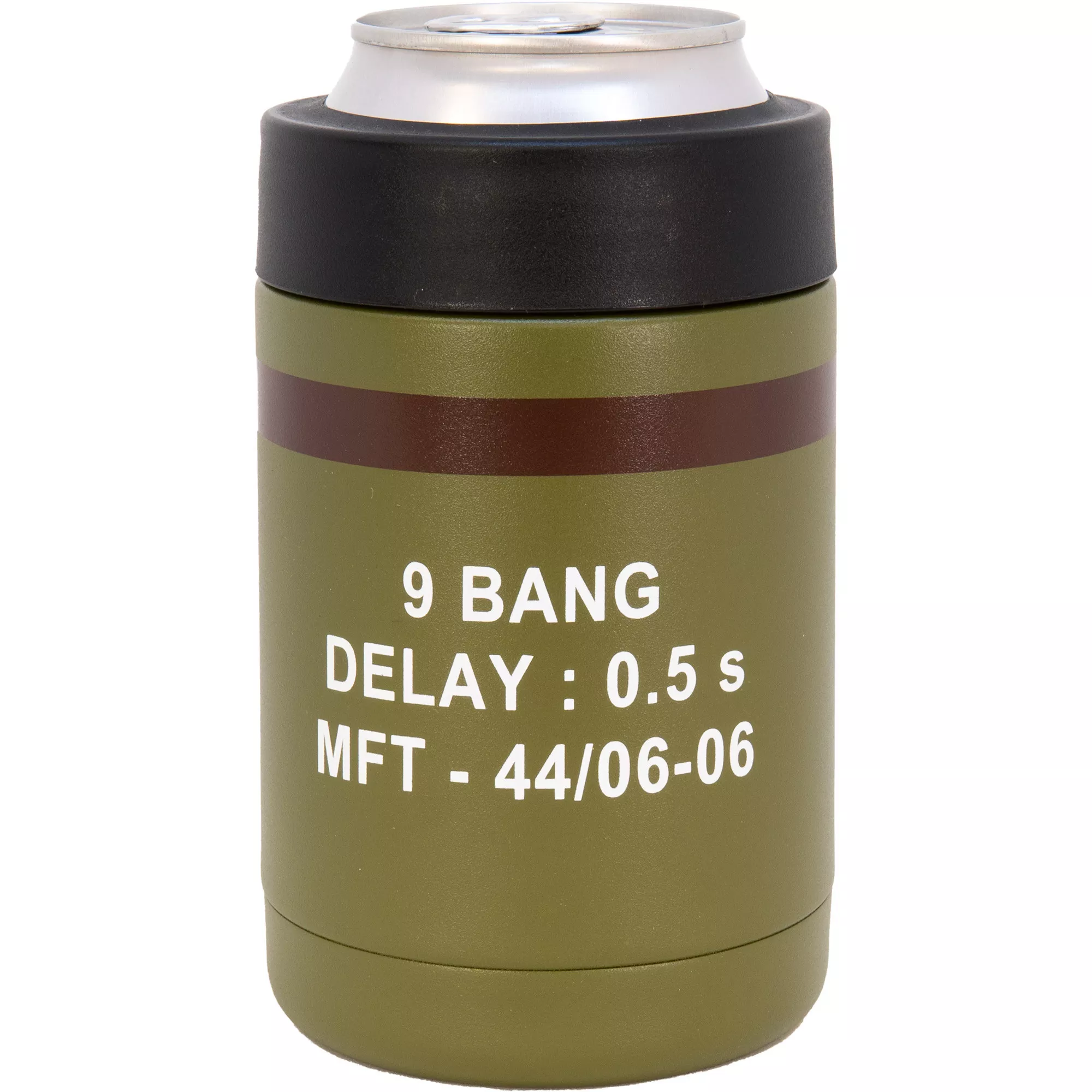 MFT 9-Bang Drinkware Can Cooler 12oz Green