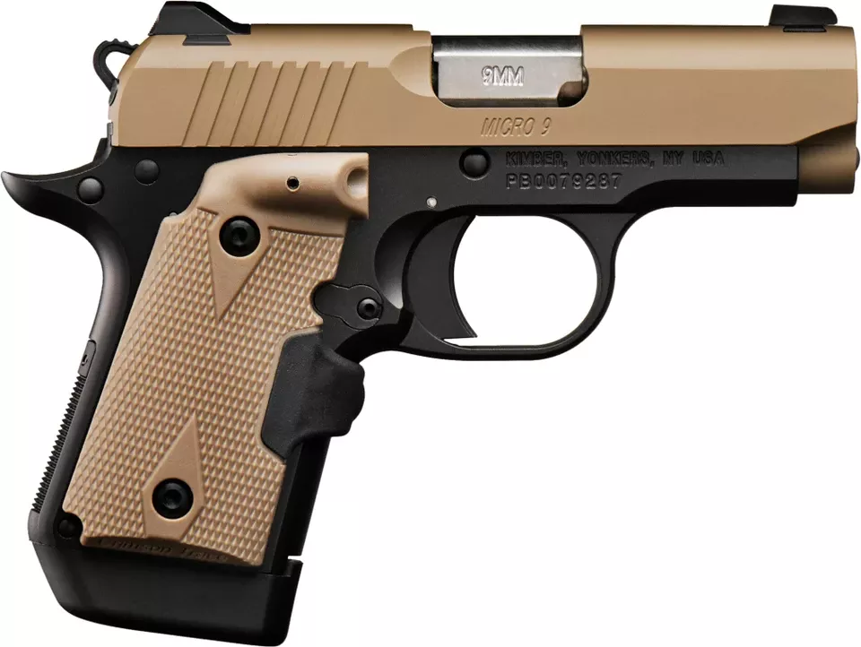 "Micro 9mm 3.15" Desert Tan LG# Pistol"