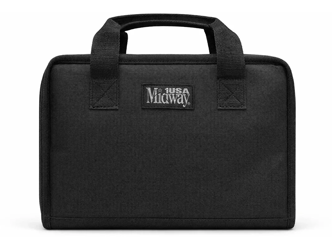 MidwayUSA Tactical Two Pistol Case Black