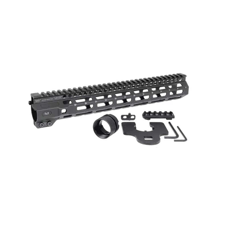 Midwest Industries 12.625” Combat Rail One Piece Free Float Handguard, M-LOK(TM) compatible