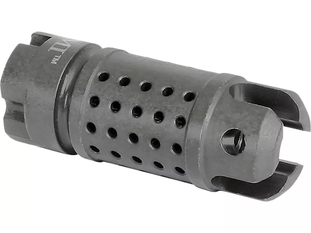 Midwest Industries AK Tactical Flash Compensator Steel Black