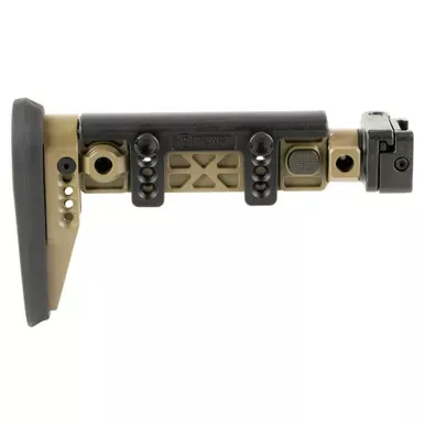 Midwest Industries Alpha Side Folding Stock | Fits AK47 and Other Firearms with 1913 Picatinny Stock Adapter | Matte Finish | Flat Dark Earth | MI-AK-ALPHA-FS-FDE