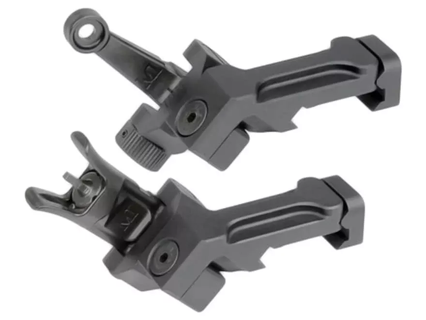 Midwest Industries Combat Offset AR-15 Sight Set Black
