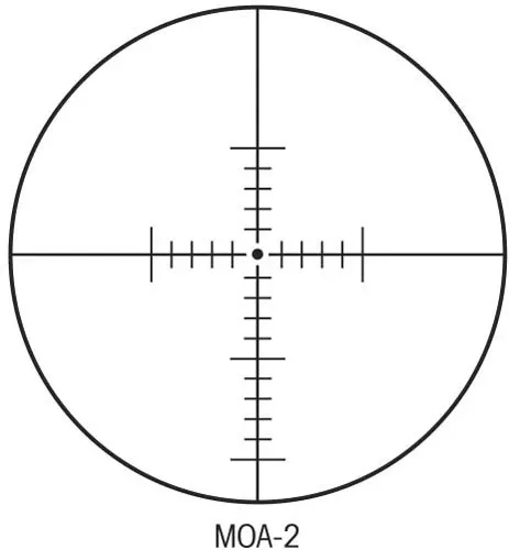 MOA-2 Tactical Knobs 30mm Matte Sightron Scope SIII 6-24x50 Long Range