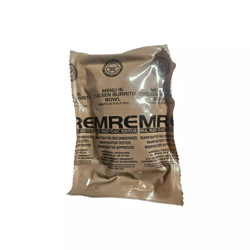 MRE Menu 16 – Chicken Burrito Bowl