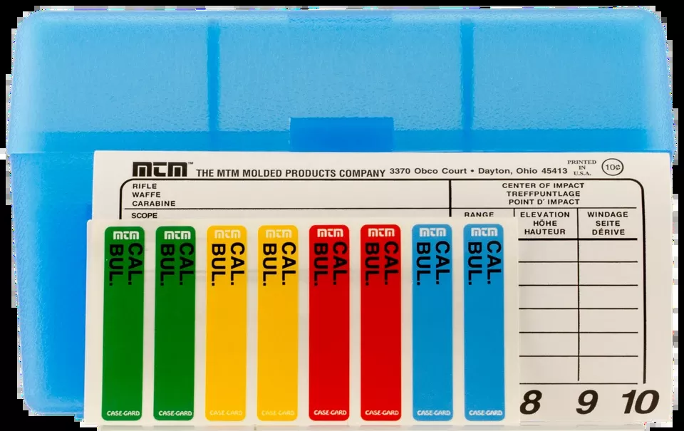MTM Case-Gard RL5024 R-50 Multi-Caliber 50rd Clear Blue Polypropylene