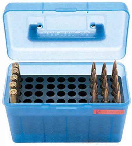 MTM Deluxe Ammunition Box 50-ROUNDS Rifle .223 Rem To 204 Ruger Cb
